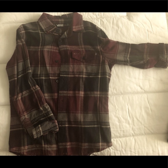 Vans size small plaid shirt - Picture 1 of 2
